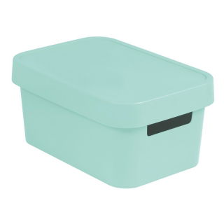 Celadon 4.5-litre Infinity container with a lid