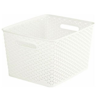 Keranjang My Style 18 liter putih krem - 