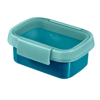 Wadah makanan persegi panjang - Smart To Go Snack - 0,2 liter - biru - 