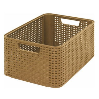 Brun 18-liters Rattan Style-korg - 