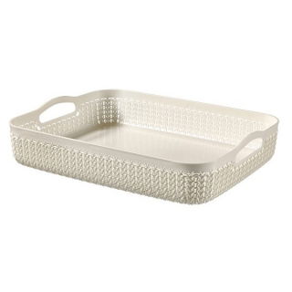 Bandeja A4 color crema de 4.5 litros de punto - 