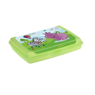 Storage box, container - Olek 'Hippo' - 0.5 litre - lemon grass