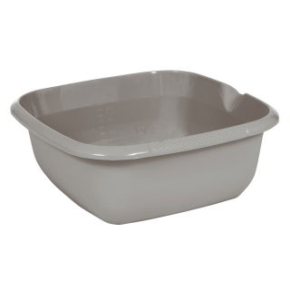 Quadratische Schale mit Ausguss - 38 x 38 cm - Stadtgrau - 