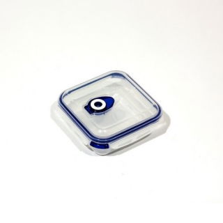 Food box, food storage container - All 4 Fresh - 0.7 litre - transparent blue