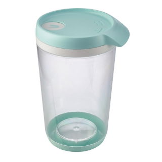 "Bruni" beker, container met schuifvergrendeling dispenserdeksel - 2,5 liter - wilgengroen - 