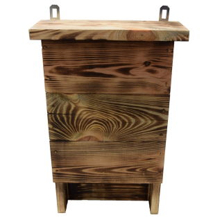 Bat box - charred wood