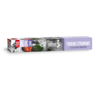 Ziploc bags MIX - 1 l, 2 l, 3 l - 20 pcs