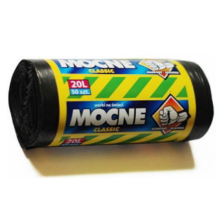 Bolsas de basura negras - 20 litros - 50 piezas - HDPE - 