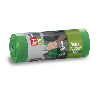 Vihreät jäteastiat - LASI - 120 litraa - 10 kpl - 