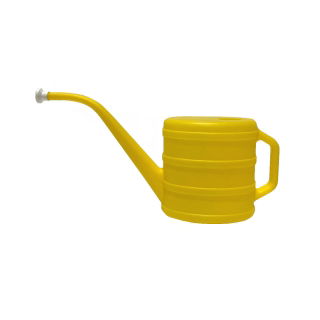 Enkel blomma vattenkanna - 2 liter - gul - 