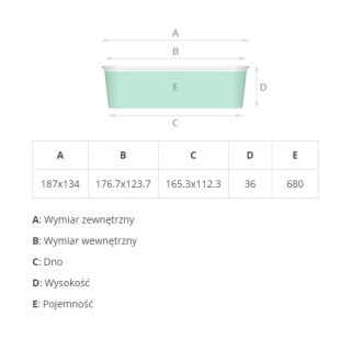Hosszú, téglalap alakú alumínium torta süteményekhez, mézeskalácsokhoz és húsvéti süteményekhez - 680 ml - 15 db - 