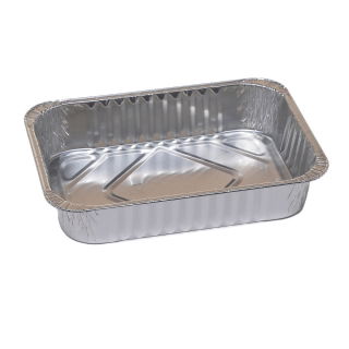 Hosszú, téglalap alakú alumínium torta süteményekhez, mézeskalácsokhoz és húsvéti süteményekhez - 680 ml - 15 db - 