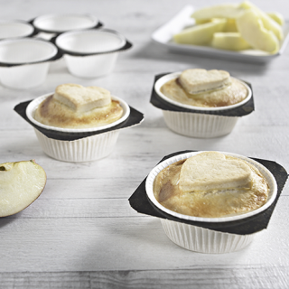 Backrahmen für Cupcake und Muffins - für 24 Tassen - weiß - 