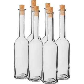 Likörflaschen mit Korken - 100 ml - 6 Stk - 