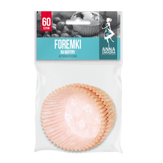 Díszítő muffin formák - 60 db - 