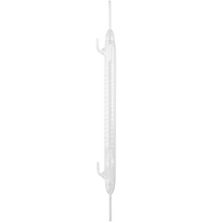 Large serpentine distillation condenser, distilling column