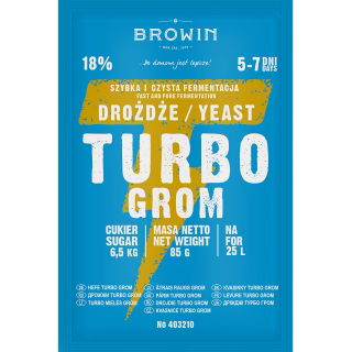 Drojdie de distilator Turbo - Grom (Thunder) 5 - 7 zile - 85 g - 