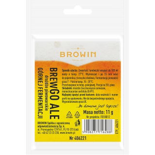 Bierhefe - Brewgo Ale - 11 g - 