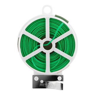 Kawat taman datar, dilapisi PVC 30 mx 2 mm - 
