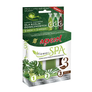 Flower SPA - Traitement des plantes en pot - Ensemble d&#39;engrais sélectionné de manière optimale - Agrecol® - 3 x 30 ml - 