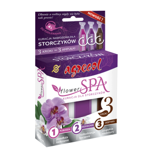 Flower SPA - tratamiento de orquídeas - set de fertilizante óptimamente seleccionado - Agrecol® - 3 x 30 ml - 