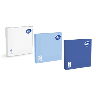 Paper table napkins - 33 x 33 cm - AHA - 100 pcs + 20 pcs FREE - cool colours
