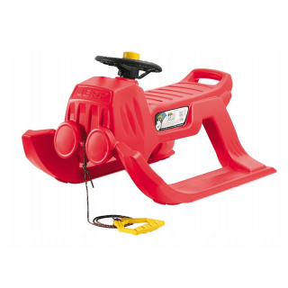 Schlitten, Schlitten, Skischieber Jeep - rot - 