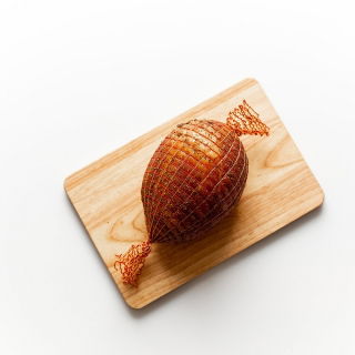 Rede de fio para carne - 22 cm x 4 m - refratário até 125⁰C, rolo de rede para carne - 