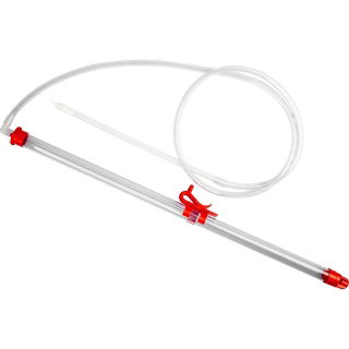 Automatic siphon with a valve and holder - 64 cm