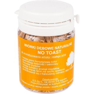 Virutas de madera de roble natural - sin tostar - 20 g - 
