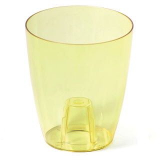 Buah anggrek bunga bulat - Coubi - 16 cm - Kuning - 