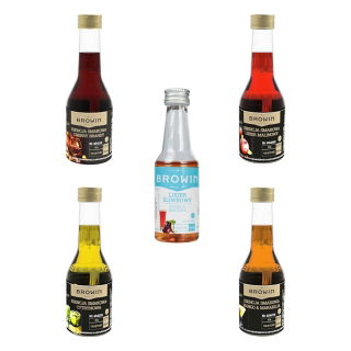 Alkoholos aromák - édes likőrök - 5 íz - 