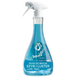 The Big Blue - čistiaca kvapalina na okná, zrkadlá a sklo - Mill Clean - 555 ml - 