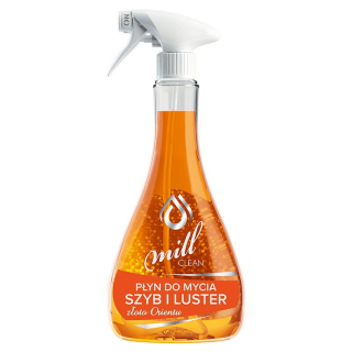 Oriental Gold - rengöringsvätska för fönster, spegel och glas - Mill Clean - 555 ml - 