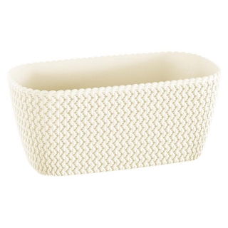 Kotak "Splofy Case" - 30 cm - putih berkrim - 