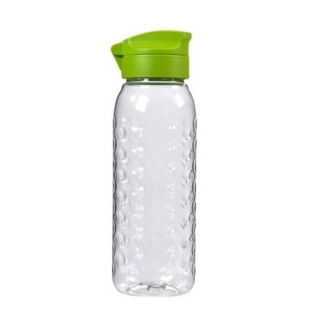 Vattenflaska, kolv "Dots" - 0,45 liter - grön - 
