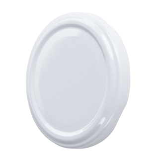 White twist-off jar lids - ø 89 mm - 20 pcs