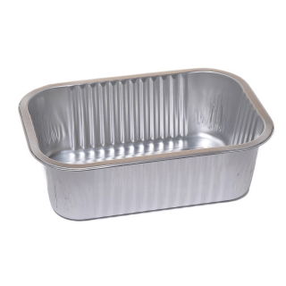 Aluminijski duguljasti pravokutni kalup za pečenje i pečenje za tepsije, pečenje od svinjskog vrata i svinjetine - 1,56 l - 3 kom - 