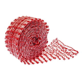 Rede de fio para carne - 22 cm x 4 m - refratário até 125⁰C, rolo de rede para carne - 