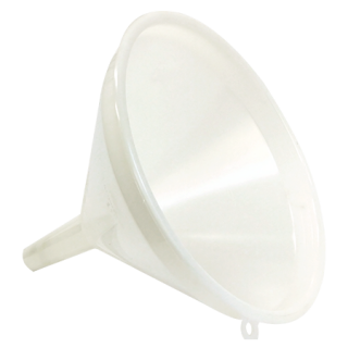Corong plastik dengan saringan jala - 25 cm - 