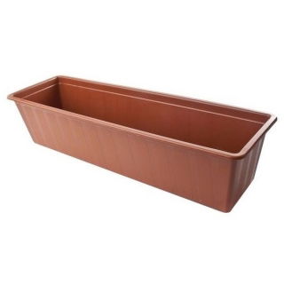 "Agro" outdoor planter - terracotta-coloured - 60 cm