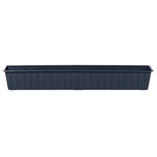 Jardinera exterior "Agro" - gris antracita - 100 cm - 