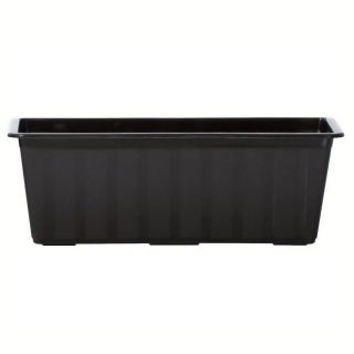 Rectangular, outdoor flower pot - Agro - 50 cm - Anthracite