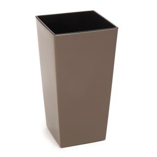 "Finezja" kare uzun ekici bir ekici - 40 cm - koyu bej - 