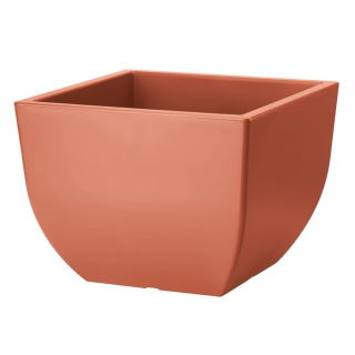 Chậu cây vuông "Muna" - 30 cm - màu đất nung - 