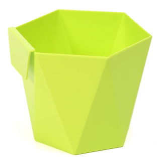 Caja de maceta modular "Heca" para hierbas - 12.5 cm - verde lima - 