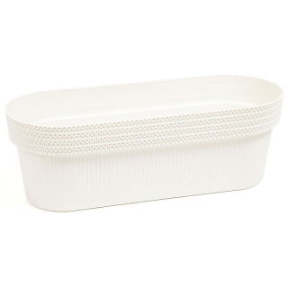 Langstrakt krukke med en underkop Magnolia Jersey - 50 cm - lys beige - 