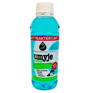 Umyje (Will Clean) - effectieve antibacteriële vloerreinigingsvloeistof voor gres, tegels, steen, panelen en hout - Mill Clean - 1,11 l - 
