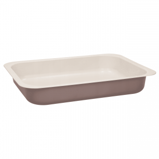 Teglia da forno antiaderente - cafe creme / beige - 36 x 26 cm - ideale per torte - 
