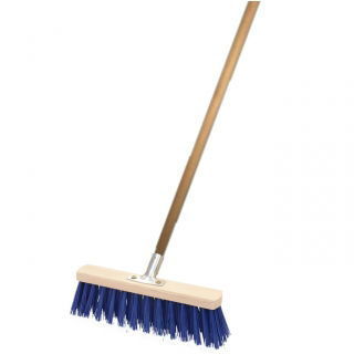 Utcai seprű - járdákhoz és felhajtókhoz - 30 cm + 130 cm nyél - 